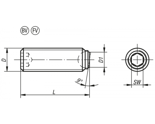 Упоры K0383.50625 Kipp
