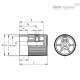 Ручка управления IZP.30 N-8 (31111) ELESA+GANTER