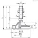 Регулируемая опора LV.F-125-ACV-AS-M30x186 (316945) ELESA+GANTER