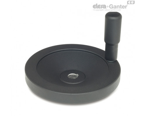 Дисковый маховик GN 323-80-K12-R ELESA+GANTER