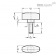 Лепестковый винт GN 433-A4-34-M6-25-MT ELESA+GANTER