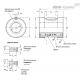 Соединительная втулка GN 000.5-1-K12 ELESA+GANTER