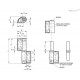 Петля CFO.65 EH-5-C9 (426211-C9) ELESA+GANTER