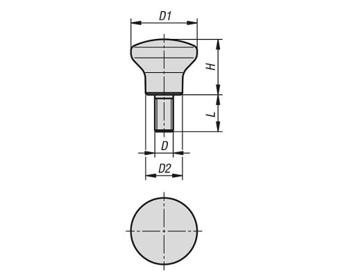 Ручка K1289.11805X10 Kipp