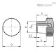 Ручка с накаткой B.259/20 B-M6 (3002) ELESA+GANTER