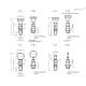 Штифт стопорный GN 717-5-M8x1-DK-NI ELESA+GANTER