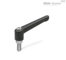 Регулируемая ручка рычажного типа GN 300.1-45-M5-16-SW ELESA+GANTER