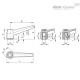 Ручка рычажного типа MF.40 N-5x5-C3 (39011-R-C3) ELESA+GANTER
