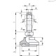 Регулируемая опора LS.VA-60-14-STP-M10x44 (344624) ELESA+GANTER