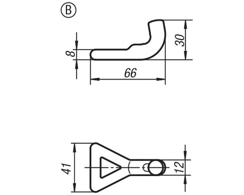 Защелка K0052.1852371 Kipp