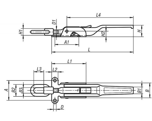 Защелка K0052.1852371 Kipp
