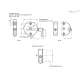 Установочное кольцо GN 826-60-B12-H-ELS ELESA+GANTER