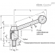 Регулируемый рычаг GN 212.5-24-M10-80-E ELESA+GANTER