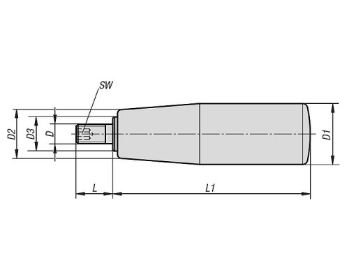 Рукоятка K0740.10250810 Kipp