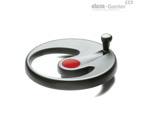 Маховик с одной спицей EMW.350+IEL-A-20-C6 (204611-C6) ELESA+GANTER