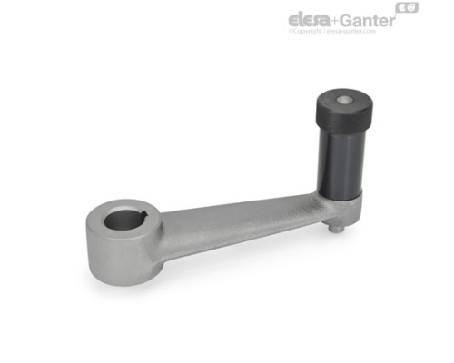 Позиционирующая кривошипная рукоятка GN 558-165-K24 ELESA+GANTER Позиционирующая кривошипная рукоятка GN 558-165-K24 ELESA+GANTER