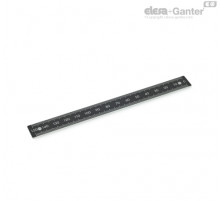 Линейка GN 711.2-AL-750-W-R-1 ELESA+GANTER