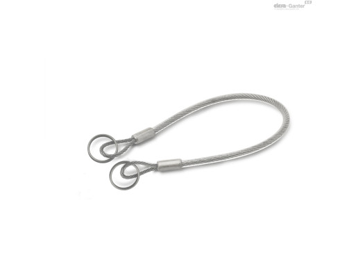 Удерживающий трос GN 111.8-320-24-A-TR ELESA+GANTER