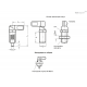 Рычажные фиксаторы GN 612.8-12-M20x1,5-A ELESA+GANTER
