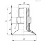 Вакуумная присоска VVH-35-G1/4-T-N (VV.52084) ELESA+GANTER