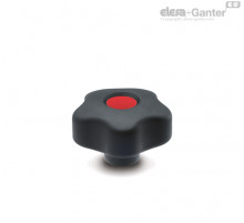 Лепестковая поворотная ручка VCT.66 B-M10-SOFT-C6 (170013-C6) ELESA+GANTER