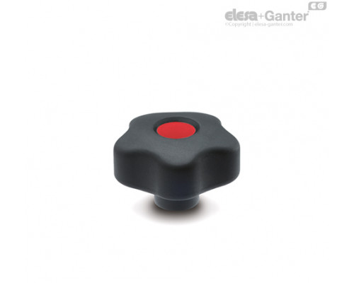 Лепестковая поворотная ручка VCT.43 B-M8-SOFT-C6 (169894-C6) ELESA+GANTER