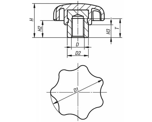 Ручка K0153.3061 Kipp
