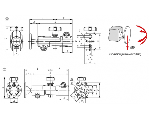Крепления K0489.5181 Kipp