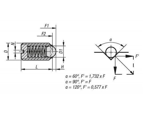 Фиксаторы K0309.208 Kipp