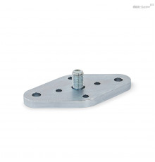 Фланец GN 1050.2-2-F-ST-ZB ELESA+GANTER