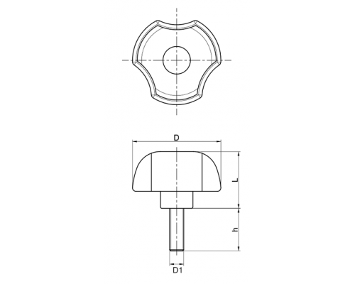 Ручка PYCK401040 EMES