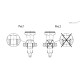Штифт стопорный PMT.100-SST-8-M16x1,5-AK-VD (194581) ELESA+GANTER