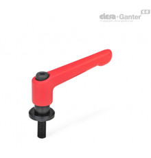 Регулируемая ручка рычажного типа GN 307-30-M5-12-RS ELESA+GANTER