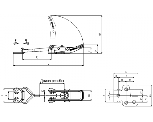 Защелка 361-2 Kukamet