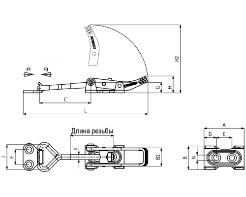 Защелка 361-2 Kukamet