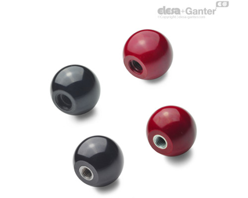 Шарообразная ручка DIN 319-KU-50-M12-C ELESA+GANTER
