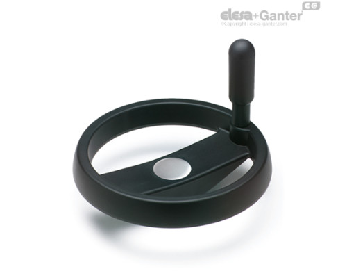 Маховик монолитный со спицами VRTP.80-P+I-SST-8 (79111-R) ELESA+GANTER