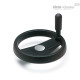 Маховик монолитный со спицами VRTP.80-P+I-SST-8 (79111-R) ELESA+GANTER