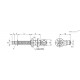 Крепление VPC-55-91-G3/8-M-L (VV.41004) ELESA+GANTER