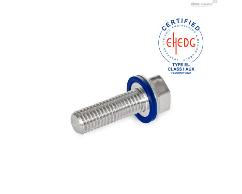 Винт установочный GN 1581-M12-40-PL-H ELESA+GANTER