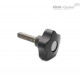 Лепестковая поворотная ручка VCT.63-SST-p-M12x40-C3 (70043-C3) ELESA+GANTER