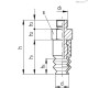 Вакуумная присоска VVL-06-M5-T-S (VV.56006) ELESA+GANTER
