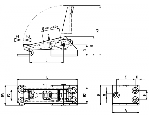 Защелка 362-1 Kukamet