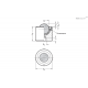 Элемент передачи GN 509.6-30-SNI-M8 ELESA+GANTER