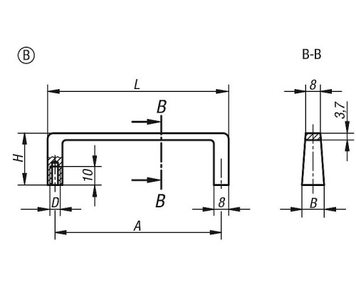 Ручка K0213.09003 Kipp