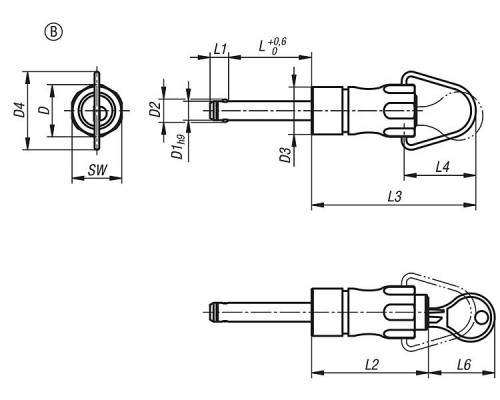 Пальцы K1803.002208025 Kipp