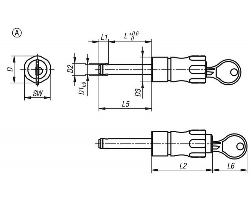 Пальцы K1803.002208025 Kipp