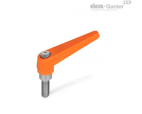 Регулируемая ручка рычажного типа GN 101.1-18-M8-25-OS ELESA+GANTER
