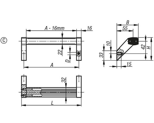 Ручка K0131.3000812 Kipp