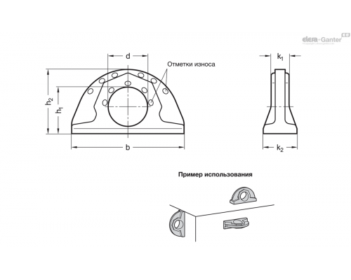 Подъёмная точка GN 589.5-137 ELESA+GANTER